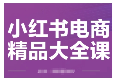 小红书电商精品大全课，快速掌握小红书运营技巧，实现精准引流与爆单目标，轻松玩转小红书电商(更新2月)-星创网